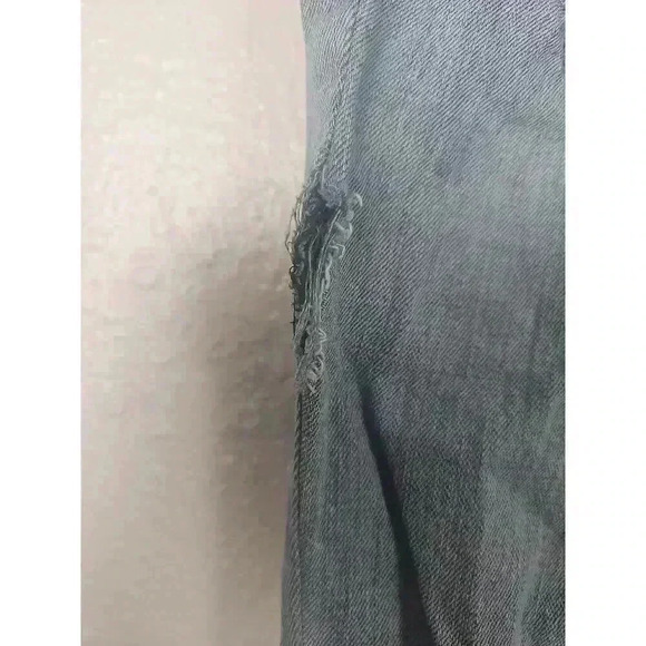 Free People Womens Distressed Light Wash Ripped Frayed Hem Jeans Size W24 - Picture 5 of 9